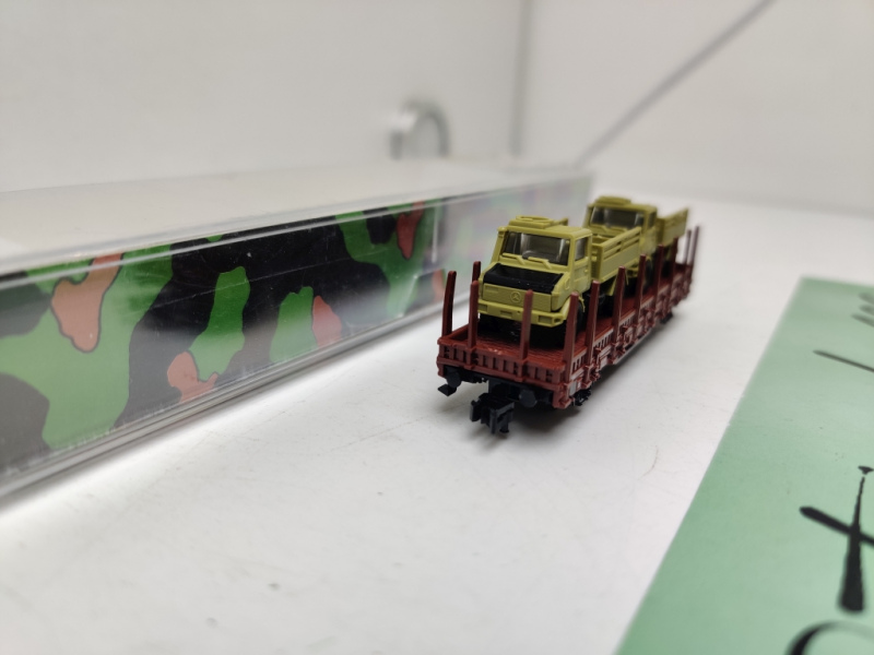 Roco N DC 935 / Minitanks Rungenwagen mit UNIMOG / OVP