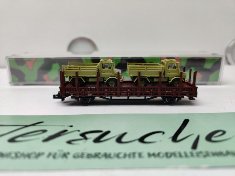 Roco N DC 935 / Minitanks Rungenwagen mit UNIMOG / OVP
