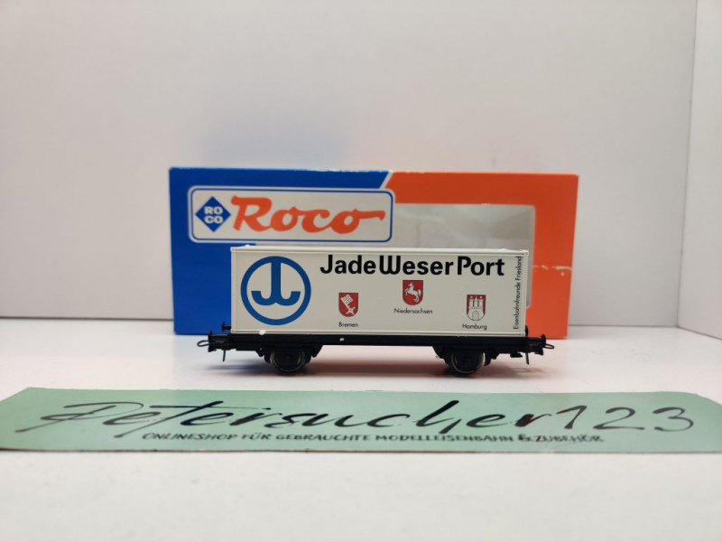 Roco H0 DC Containtertragwagen „Jade Weser Port“ / NEM / Privat / ErsatzVP