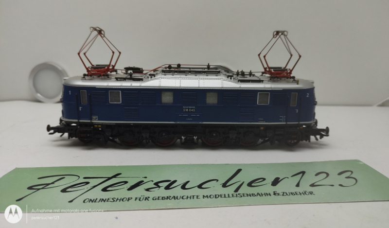 Roco H0 AC 43972 / E18 045 Elektrolok / Blau / Analog  / DR