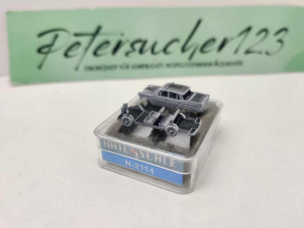 RAILNSCALE N N2114 Mercedes 190D Taxi Heckflosse / Bausatz / 1:160 / OVP