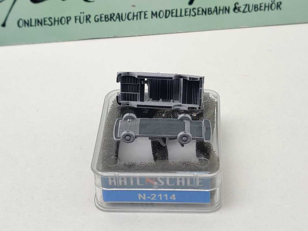 RAILNSCALE N N2114 Mercedes 190D Taxi Heckflosse / Bausatz / 1:160 / OVP