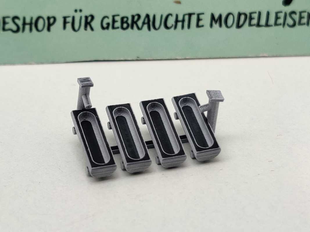 RAILNSCALE N N3031 Holzbrunnen & Blumentröge / 1:160 / OVP
