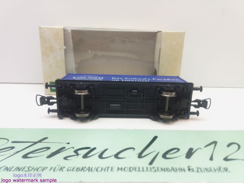 Roco H0 DC Containerwagen "my-world by Karstadt" / le buffet, Karstadt / OVP