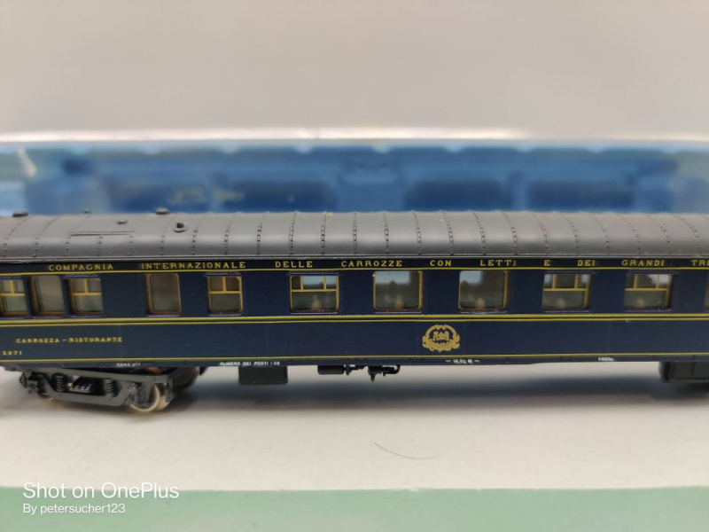 Rivarossi N DC 9553 Speisewagen / WR / CIWL / OVP