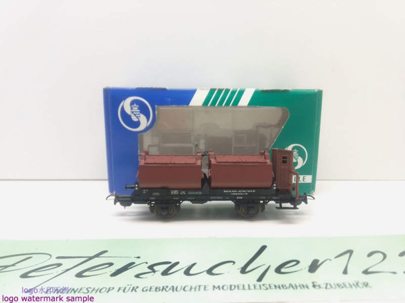 Sachsenmodelle H0 DC 18345 Kalkkübelwagen / Bad.-Soda-Fabr. / NEM / DB / OVP