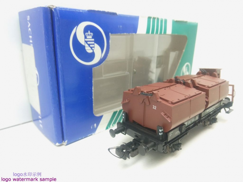 Sachsenmodelle H0 DC 18345 Kalkkübelwagen / Bad.-Soda-Fabr. / NEM / DB / OVP