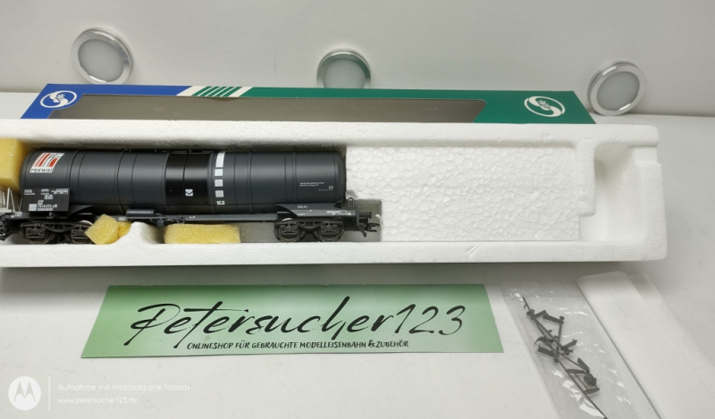 Sachsenmodelle H0 DC 6108 Kesselwagen rexwak Grau 4-Achser OVP DB