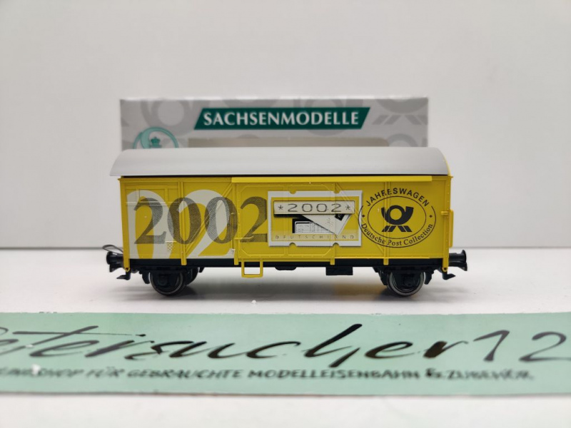 Sachsenmodelle H0 DC 78795 Post-Jahreswagen 2002 Gklms / NEM / DBP / OVP