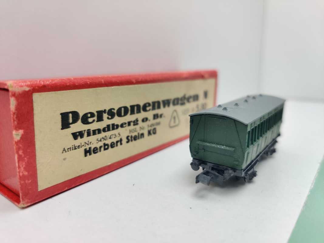 Herbert Stein N DC 5450/473/5 Abteilwagen 2.Kl B Sä 95 / DR / OVP