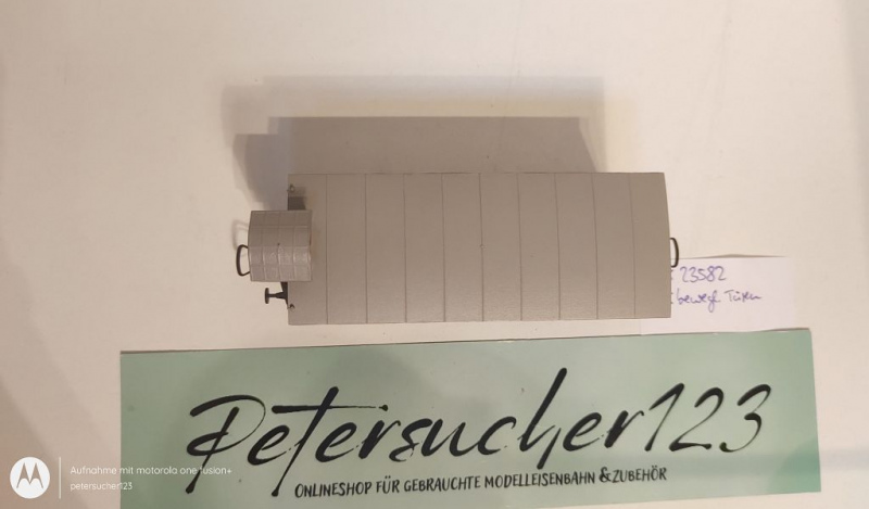 Trix H0 AC 23582 ged. Güterwagen m. Bremserhaus / NEM / DRG