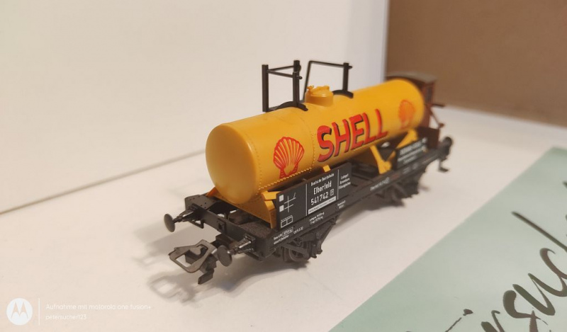 Trix H0 AC Kesselwagen Elberfeld 541 742 "shell" / NEM / DRG