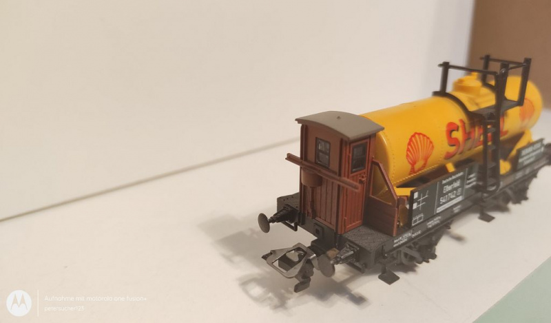 Trix H0 AC Kesselwagen Elberfeld 541 742 "shell" / NEM / DRG