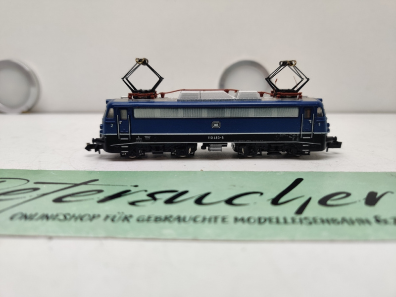 Trix N DC 12054 / BR110 483-5 Elektrolok / DB / Blau / Analog