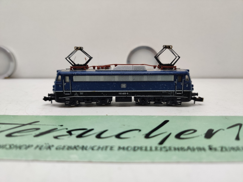 Trix N DC 12054 / BR110 483-5 Elektrolok / DB / Blau / Analog