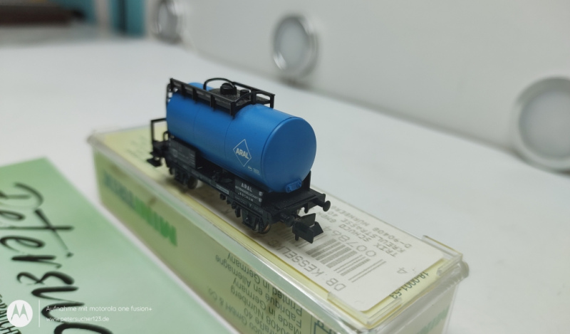 Minitrix N DC 13986 K Kesselwagen "ARAL" Zs / DB / OVP