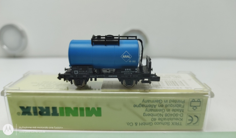 Minitrix N DC 13986 K Kesselwagen "ARAL" Zs / DB / OVP