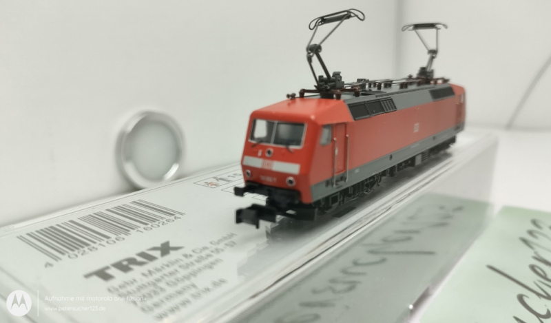 Mini Trix N DC 16026 / BR120.2 Elektrolokomotive Rot DB Mfx OVP