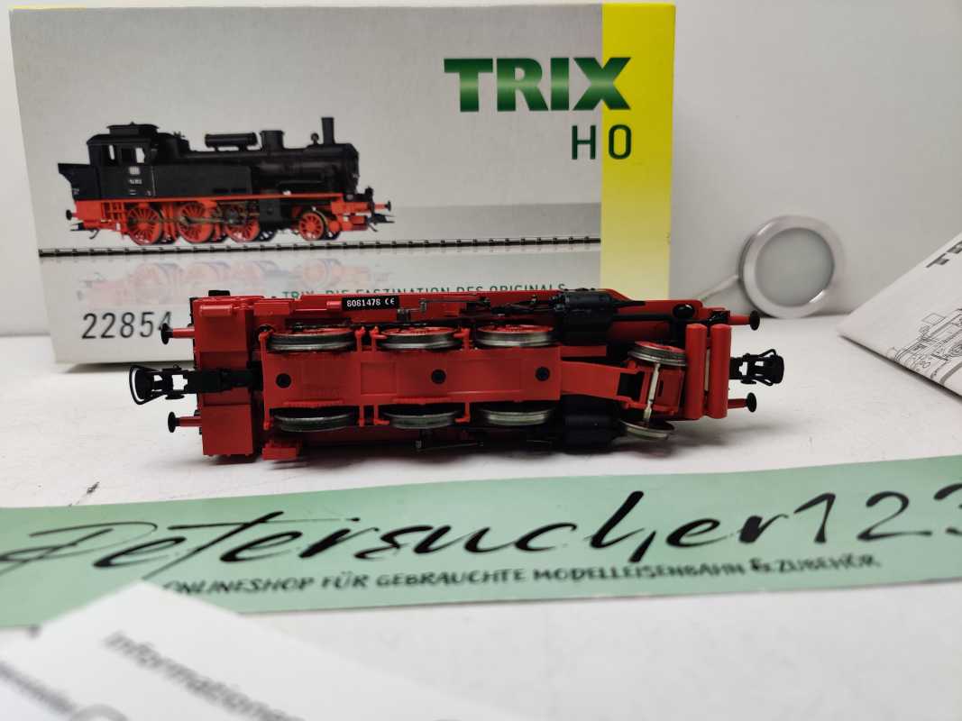 Trix H0 DC 22854 / Personenzug-Tenderlokomotive BR74 912 / DB / ANALOG / DSS / OVP