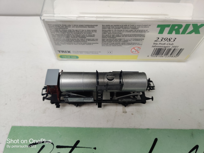 Trix H0 AC 23983 Kesselwagen m Brmshs / Profi Club JW 2001 / NEM / K.Bay.Sts.B. / OVP