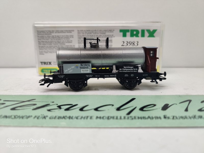 Trix H0 AC 23983 Kesselwagen m Brmshs / Profi Club JW 2001 / NEM / K.Bay.Sts.B. / OVP