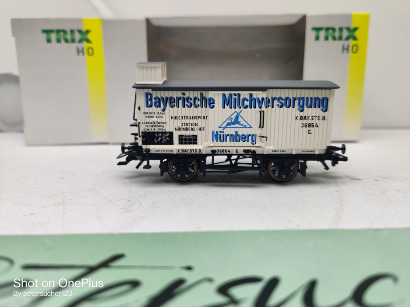 Trix H0 AC 24086 / Profi - Güterwagen / Milchtransportwagen / K.Bay.Sts.B. / OVP