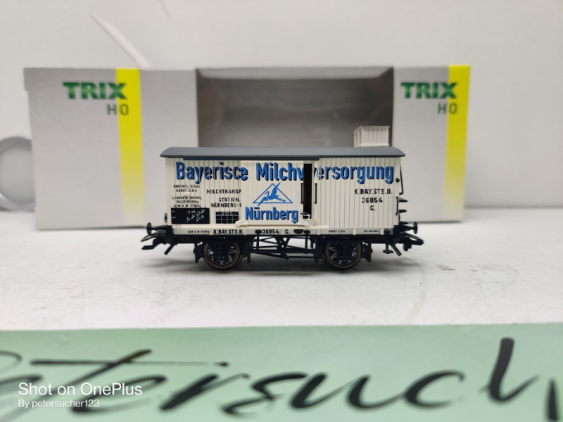 Trix H0 AC 24086 / Profi - Güterwagen / Milchtransportwagen / K.Bay.Sts.B. / OVP