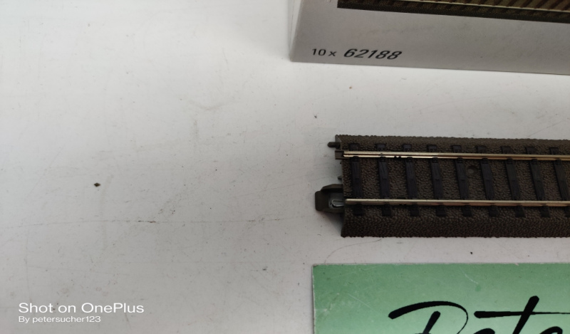 Trix H0 1 x gerades Gleis 62188 / Länge 188,3 mm / OVP