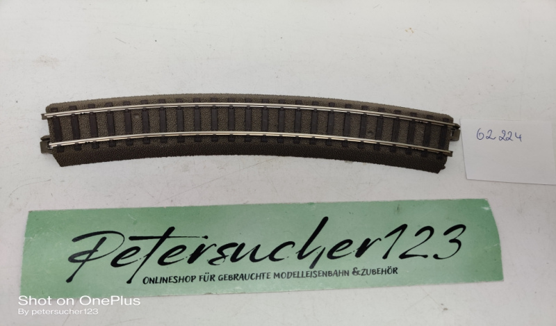 Trix H0 62224 / 1 x gebogenes Gleis Radius R2 / 24,3