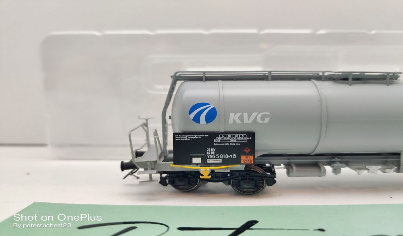 Tillig H0 DC 76514 Leichtölkesselwagen "KVG Karo As" / eingestellt bei DB / EVP