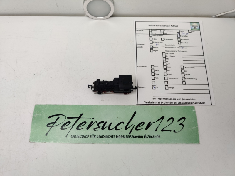 Mini Trix N DC Kleine Dampflok/ Analog