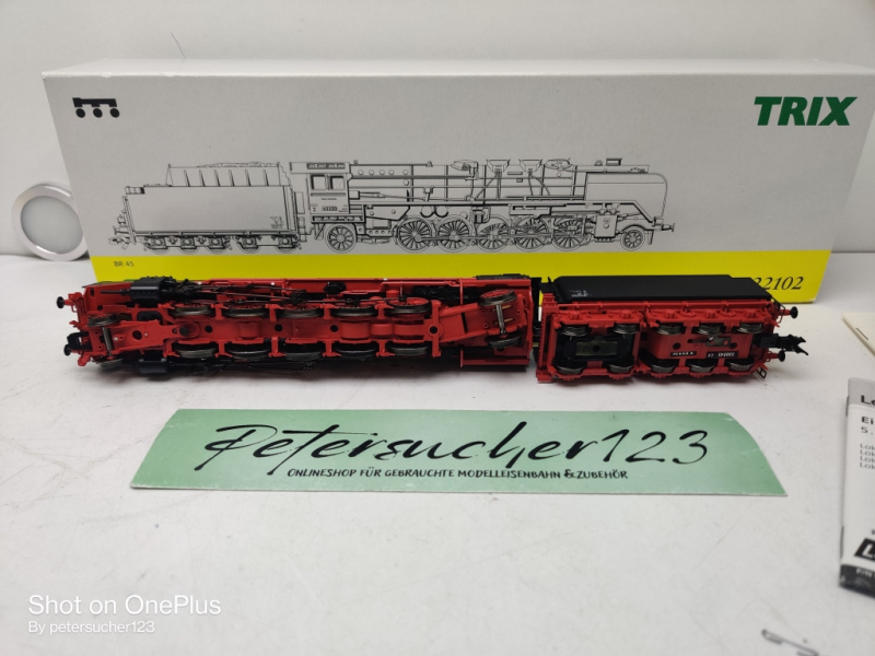 Trix H0 DC 22102 / BR 45 Schlepptender-Güterlokomotive / DB / DSS / Esu-Decoder / OVP