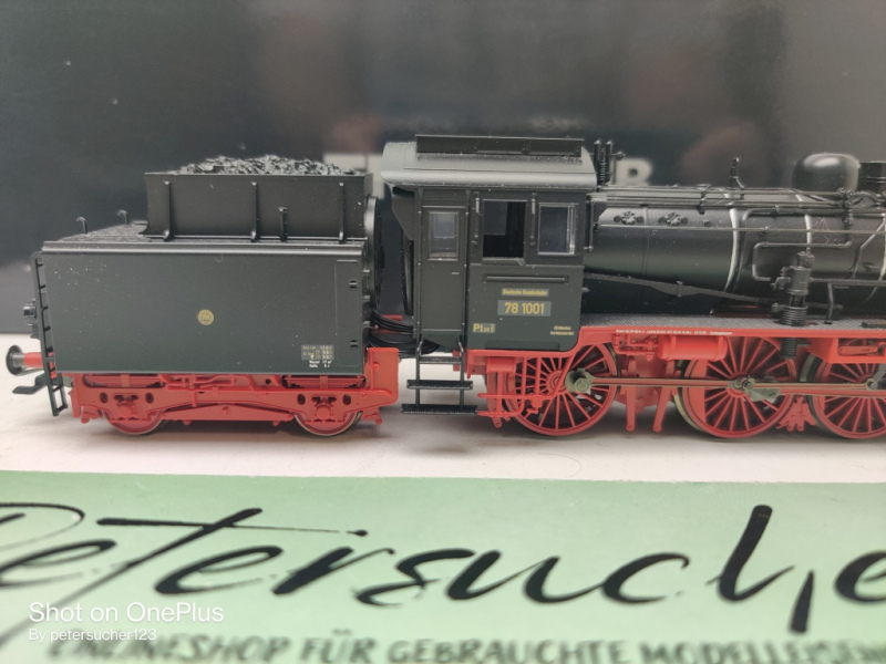 Trix H0 DC 22890 / BR78.10 Dampflokomotive / Mfx / Sound / DB / Ep. III / Trix Club / OVP