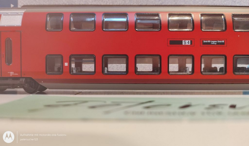 Tillig H0 DC 73799 Doppelstockwagen "SIHLTAL Bahn" / SBB / NEM / OVP