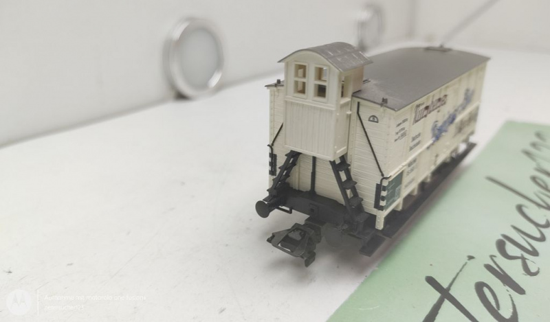 Trix H0 AC 23523 Bierwagen mit Bremserhaus "Patrizier-Bier" / NEM / DRG