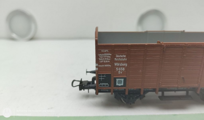Trix H0 AC 23583 offener Güterwagen / Würzburg 5658 Ov / DRG
