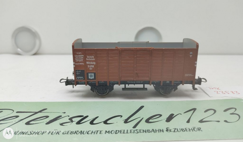 Trix H0 AC 23583 offener Güterwagen / Würzburg 5658 Ov / DRG