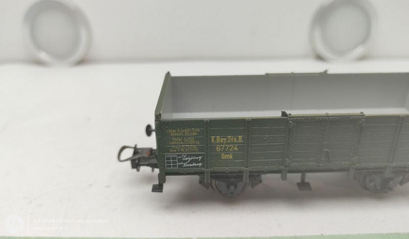 Trix H0 AC 23631 offener Güterwagen / 67724 Omk / K.Bay.Sts.B.
