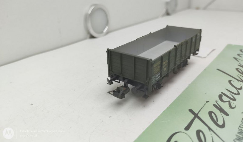 Trix H0 AC 23631 offener Güterwagen / 67724 Omk / K.Bay.Sts.B.