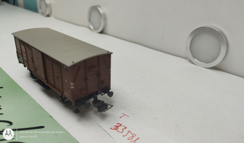 Trix H0 AC 33581 gedeckter Güterwagen 12 099 Altona Gm / DRG