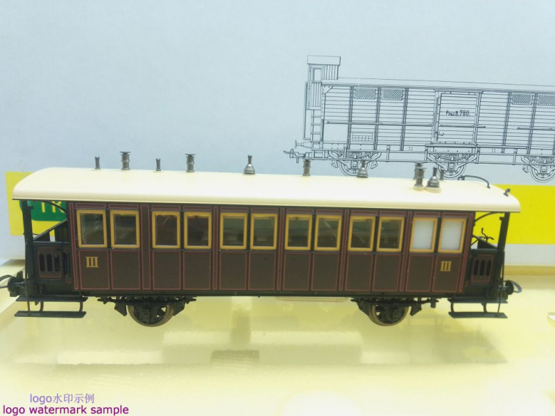 Trix H0 DC 21252 Personenwagen-Set Nebenbahn-Zug der Pfalz-Bahn / NEM / OVP