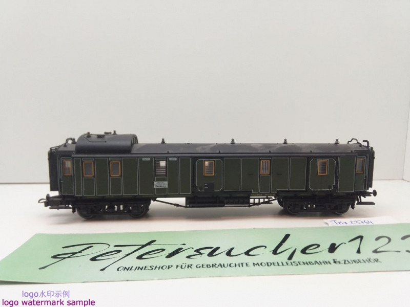 Trix H0 DC 23764 Schnellzug-Gepäckwagen / PPü / NEM / K.Bay.St.B.