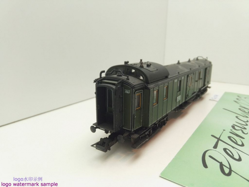 Trix H0 DC 23764 Schnellzug-Gepäckwagen / PPü / NEM / K.Bay.St.B.