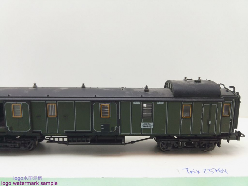 Trix H0 DC 23764 Schnellzug-Gepäckwagen / PPü / NEM / K.Bay.St.B.
