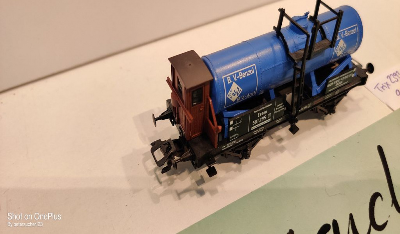 Trix H0 AC 23931 1x Kesselwagen m Brmshs "B.V. ARAL" aus Set / NEM / DRG
