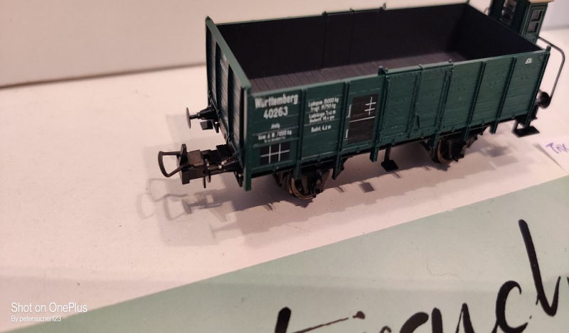 Trix H0 AC 23952 1x Hochbord 40263 aus Set "Geislinger Steige" / NEM / K.Bay.Sts.B.
