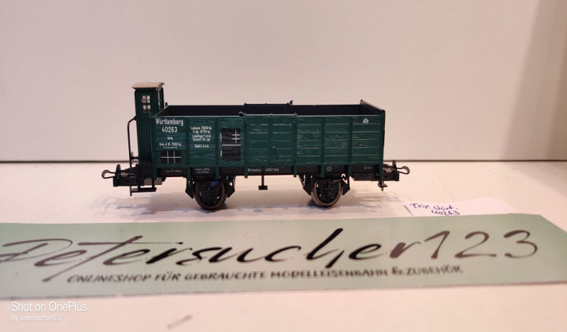 Trix H0 AC 23952 1x Hochbord 40263 aus Set "Geislinger Steige" / NEM / K.Bay.Sts.B.