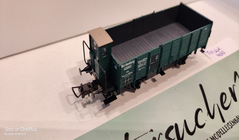 Trix H0 AC 23952 1x Hochbord 40263 aus Set "Geislinger Steige" / NEM / K.Bay.Sts.B.
