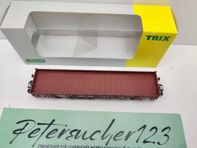 Trix H0 AC 24201-06 Niederbord Kls443 + VW Bus aus Display "Wagen f d Post" / OVP
