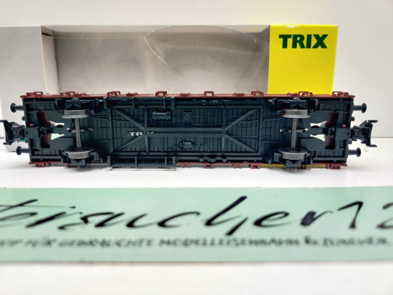 Trix H0 AC 24201-06 Niederbord Kls443 + VW Bus aus Display "Wagen f d Post" / OVP